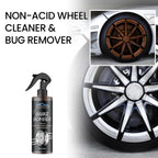 Car Wheel Cleaner Alloy Rim Cleaner Spray Remove Brake Dust Rust & Stains No Scratch Formula Polish Protect for All Wheels 120ml CM World