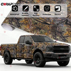 Waterproof Car Sticker Vinyl for Motorcycle Camouflage Car Protection Film Leaves Woodland Camo Trees Bubble-free Off Road Wrap Car Mobile World