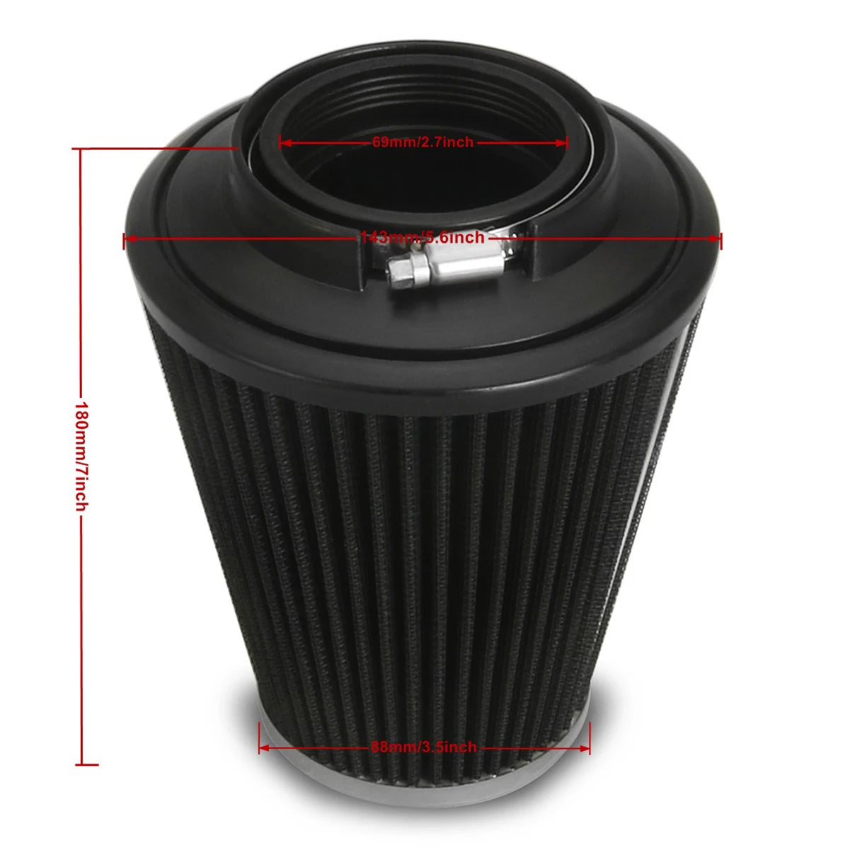 Sucker Cone Air cleaner intake filters breather stage 1 for harley Big Twin Softail Dyna Fat Boy Bob Night Train 99-15 touring CM World