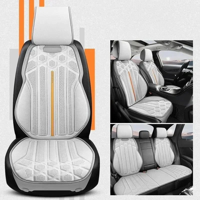 Universal Suede Car Seat Covers - Breathable Car Seat Protector,Seat Covers for Cars Full Set,Internal Spare Parts Seat Cushion CM World