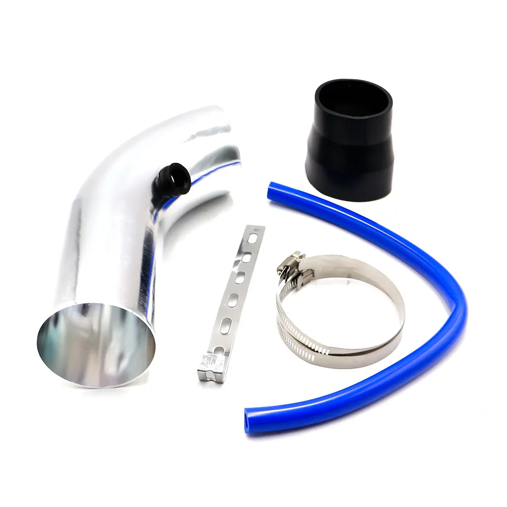 3 Inch 76mm Universal Aluminum Cold Air Intake Pipe Kit Racing Car Air Intake Tube With Air Filter