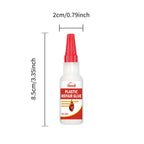 Car Bumper Repair Glue - Special Adhesive for Plastics, Repairs Plastic Parts, Rearview Mirror Base, Repairs Damage and Cracks, Car Body Plastic Adhesive, Strong Special Glue for Universal Welding CM World