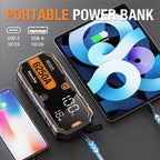 Car 6250A Portable 12V  Jump Starter Power Bank 12V Auto Battery Charger Booster Starting Device For 10.0L GAS/6.5L DIESEL