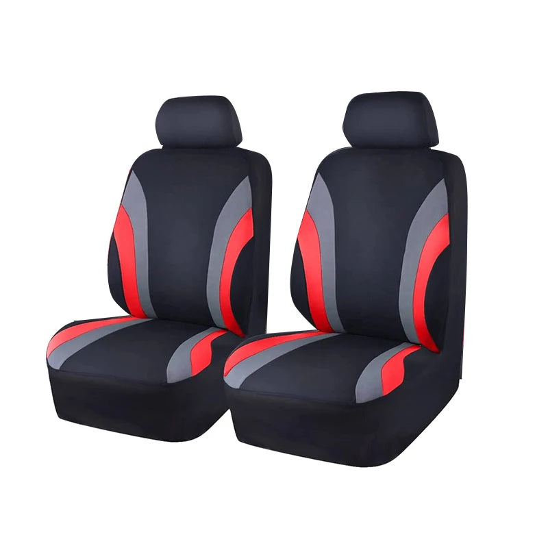 Polyester Fabric Car Seat Covers Rear Seat Backest With 3 Zipper Can Split Universal Size Seat Covers Fit For Most Car SUV Truck