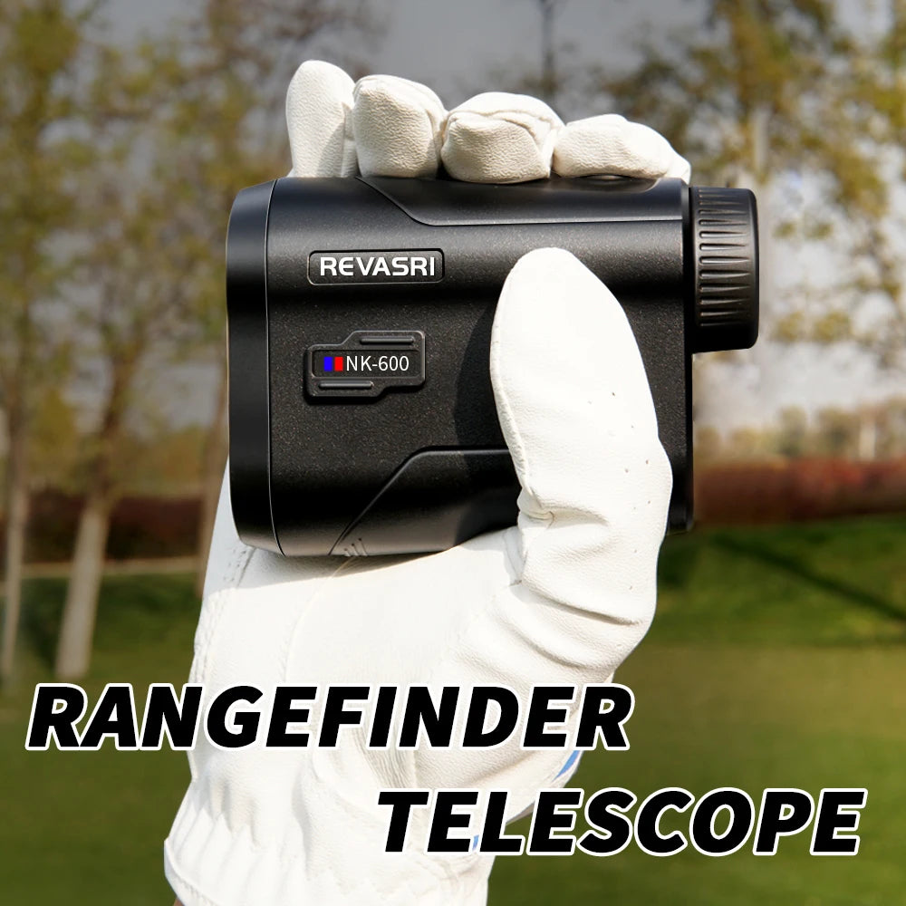 REVASRI Golf Laser Rangefinder with Slope and Flag Lock 600/1000M Telescope Distance Meter Monocular for Golfing Hunting Survey CM World