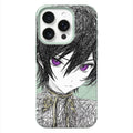 Anime Couple Ultra Protective Case For Iphone 14 Pro Max 13 12 11 17 16 15 Plus 17E Air Soft Leather Cover