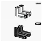 4Pcs Metal Stying Car Wheel Tire Air Valve Caps for AMG W140 W168 W169 W176 W177 GLS GLB EQC CLS SLK A200 GLK CLK A260 GLC CLG CM World