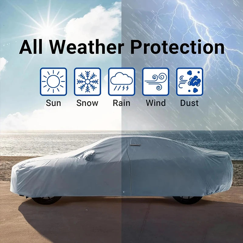 For Hyundai Tucson NX4 LWB 2022-2025 Full Car Covers Outdoor Sun Anti UV Rain Snow Dust Protection Oxford Cloth Accessories CM World