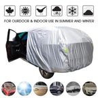 Car Cover Outdoor Protection Full Exterior Snow Cover Sunshade Dustproof Protection Cover Universal for Hatchback Sedan SUV