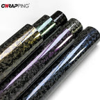 PET Forged Carbon Wrap Self-adhesive Car Wrap Vinyl Auto Tuning Waterproof Motorcycle Stickers Custom Fit Car Film Accessories Car Mobile World