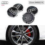 4Pcs 60MM 61MM 68MM 69MM Car Styling Wheel Center Cap Hub Covers 4B0601170 For Audi A3 A4 A5 A6 A7 A8 S4 S6 TT Accessories