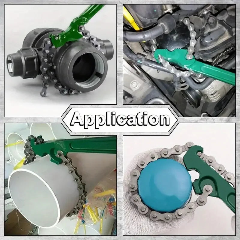 1pc 9/12inch Adjustable Belt Wrench Oil Filter Puller Strap Spanner Multi-purpose Cartridge Lids Chain Disassembly Tool Car Mobile World