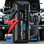 7000A Car Jump Starter Power Bank with Air Compressor 160 PSI 12V Car Starting Device 24000Mah Battery Jump Start for Car Booste