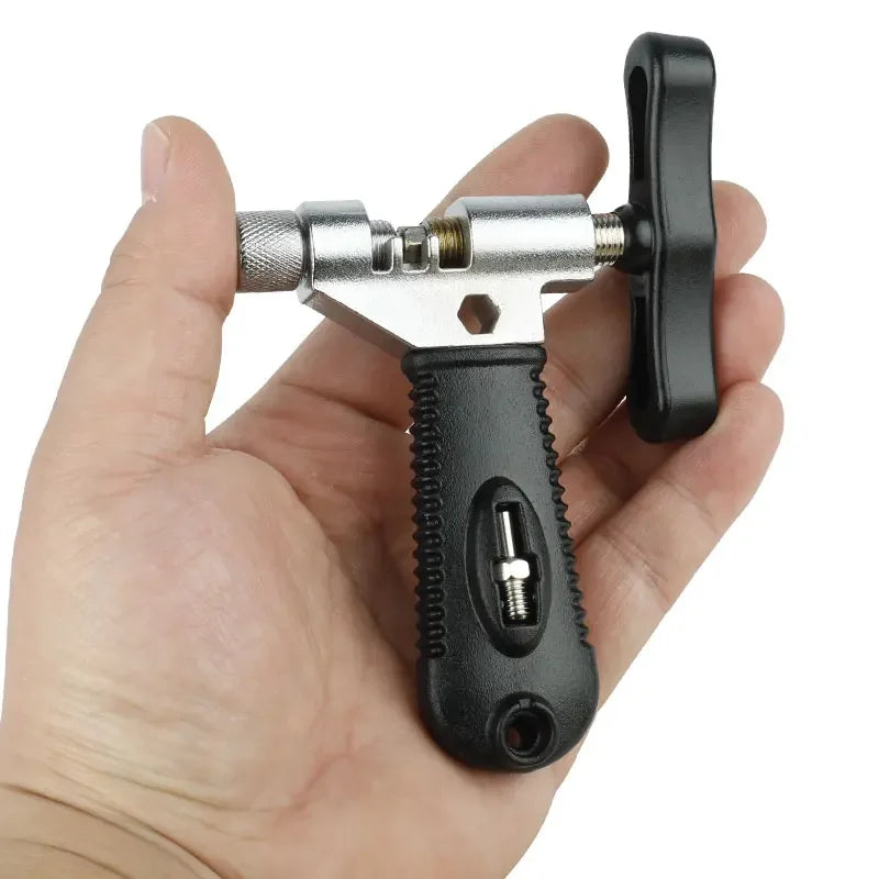 6 7 8 9 10 11 12 Speed Bicycle Chain Breaker W/ Spare Pin N Hook Universal Mtb Chain Cutter Install Remove Tool CM World