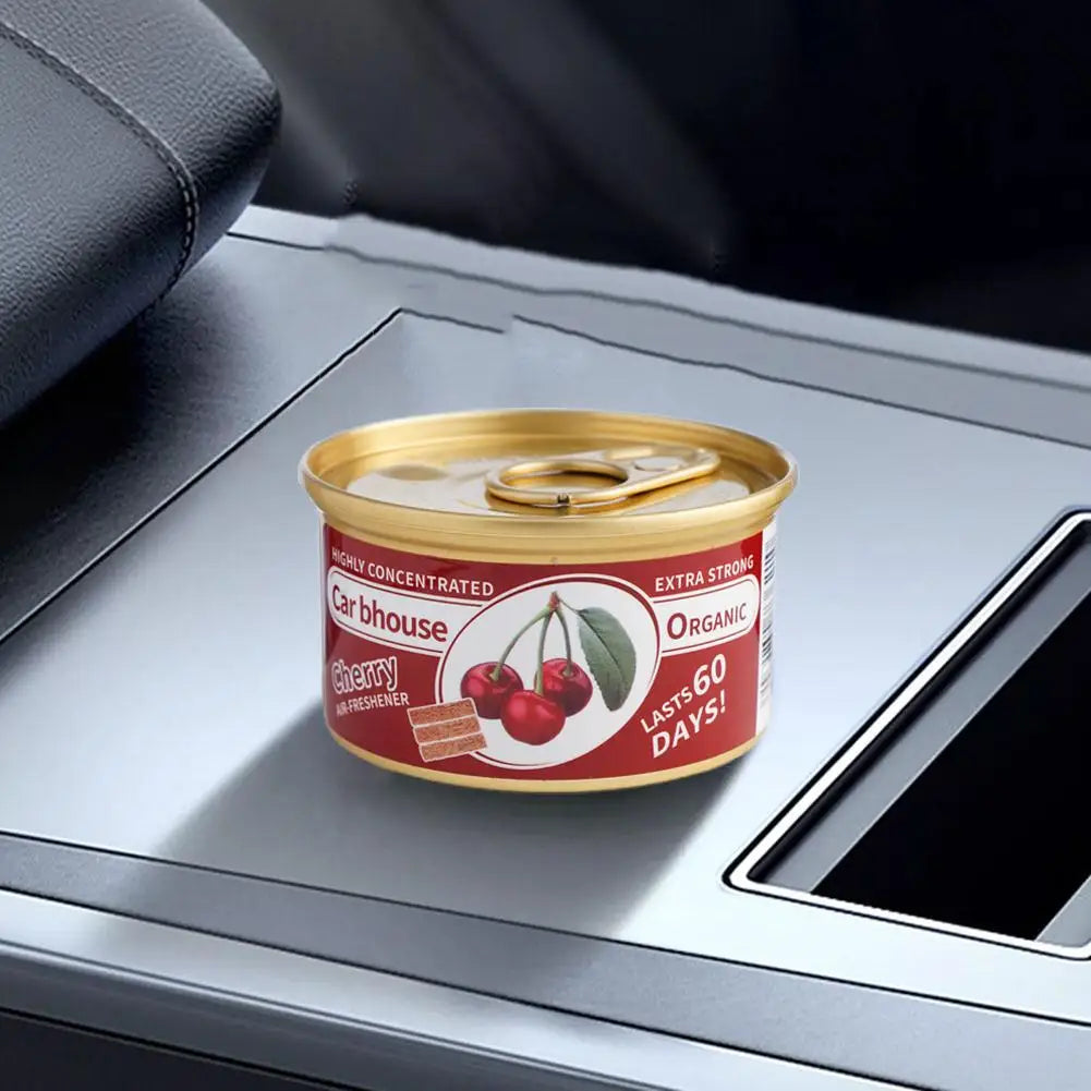 Wooden Car Aroma Diffuser New Car Deodorizer Fiber Air Freshener with Canned Coffee Scent Best Seller for Automotive Interior CM World