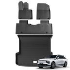 Left Drive for Xpeng G9 2023 2024 2025 2026 Car Floor Mats Cargo Liner Trunk Pad TPE 3D Foot Mat Waterproof BLACK