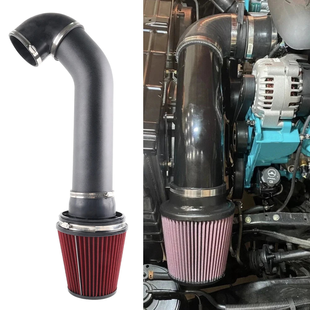 Cold Air Intake Kit LS Swap 4" For Chevrolet Silverado Corvette Cadillac LSX LS1 LS2 LQ4 LQ9 Engine Parts