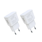 2 PCS 10W USB Wall Charger 5V 2A Power Adapter Universal CE Certified USB Cell Phone Charger Compatible with Samsung Galaxy Car Mobile World
