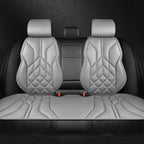 Nappa Leather Car Seat Covers Full Set 5 Seater Universal Car Seat Cushion Auto Accessories Interior Car Seat Protective Covers CM World