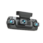 4 Channel 2K Car Dash Cam Front Rear Left Right 4-Way 360degree Recording 3" Large Screen Sentry Mode Car DVR Audio Recording Car Mobile World