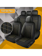 All-Season Quilted Faux Leather Car Seat Covers Universal Fit Most Cars Car Mobile World