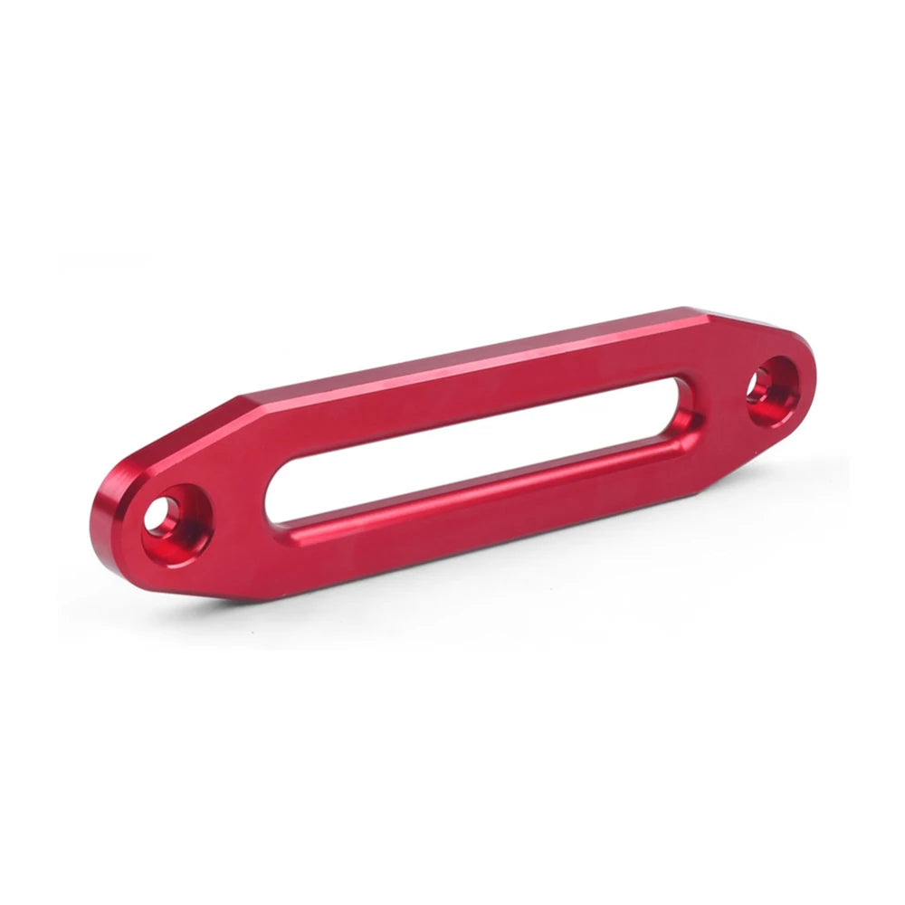 10 inch Billet Polished Aluminum Bolt-Pattern Hawse Fairlead Synthetic Winch 8000-15000 LBs for ATV/UTV Rope Cable CM World