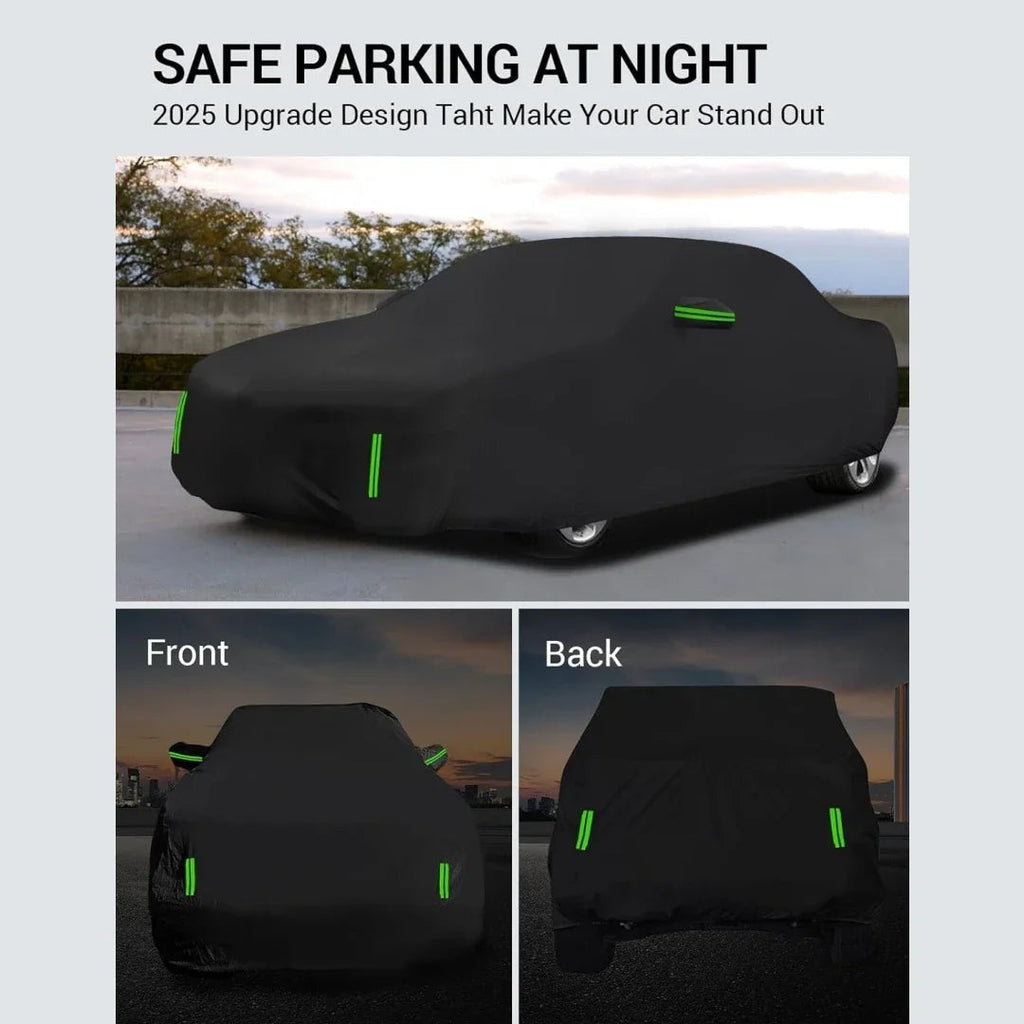 Outdoor Car Covers Custom Fit For Toyota Land Cruiser 2008-2025 Waterproof All Weather For Automobiles Rain Snow Sun Protector Car Mobile World