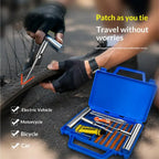 Hot Car Tire Repair Kit With Box Tire Puncture Emergency Repair Tools Car Motorcycle Bicycle Tyre Repairing Tool Set Easy To Use