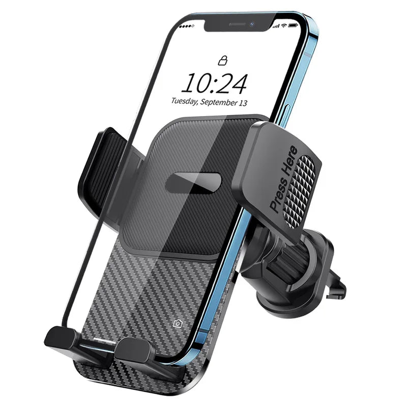 Car Phone Holder Air Vent Mount Clip 360° Rotatable Universal Smartphone Cradle for iPhone Samsung Android GPS Navigation Stand