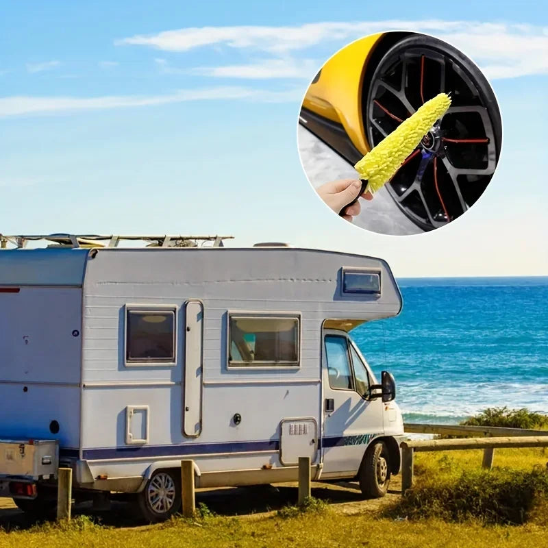 1pc tire rim cleaning tool: effortlessly cleans car wheels, practical and convenient CM World