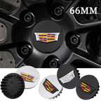 66mm 4pcs Wheel Center Hub Cover Caps Accessories for Cadillac Escalade XT5 XT6 CT5 CT6 XTS CT4 Auto Tire Emblem Car Styling CM World