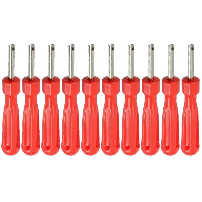 1/5Pcs Car Bike Motorbike Slotted Handle Tire Valve Stem Core Remover Tire Valve Core Screwdriver Car tyre Repair Install Tools