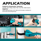 3PC Universal Rubber Strap Wrench Multifunctional Strap Wrench Set Oil Filter Strap Wrench Set Adjustable Wrench Tool for filter Car Mobile World