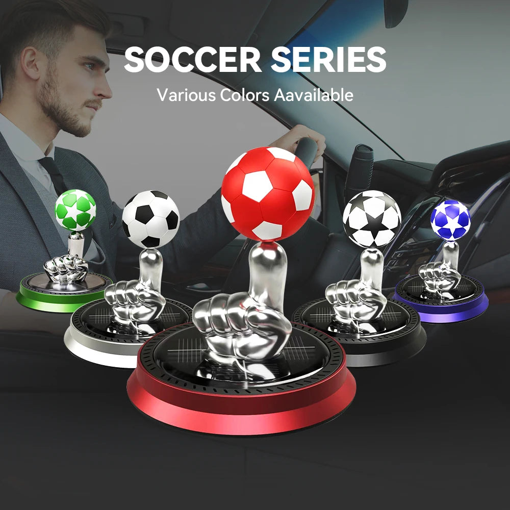 NOYAFA JH13 Car Solar Finger Football Air Freshener Solar Perfume Fragrance Essential Oil Perfume Auto decoration CM World