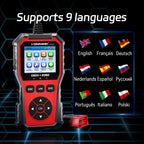 2026 KONNWEI KW330 Car OBD2 Fault Scanner Engine Battery Test  Fault Code Clear Real-Time Data Professional OBD Inspection Tool Car Mobile World