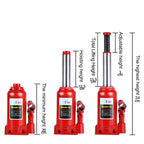 Bottle Jack Hydraulic Jack 8T Portable Hydraulic Bottle Jack Automotive Life for Car Truck  Tractors Vehicle Repair Tool CM World