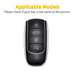 For Chery Omoda 5 C5 Tigo 7 8 Pro Max Tigo 7 8 Plus Arrizo 5 Plus Holder Keychain Key Case Cover Remote Fob Shell Accessories
