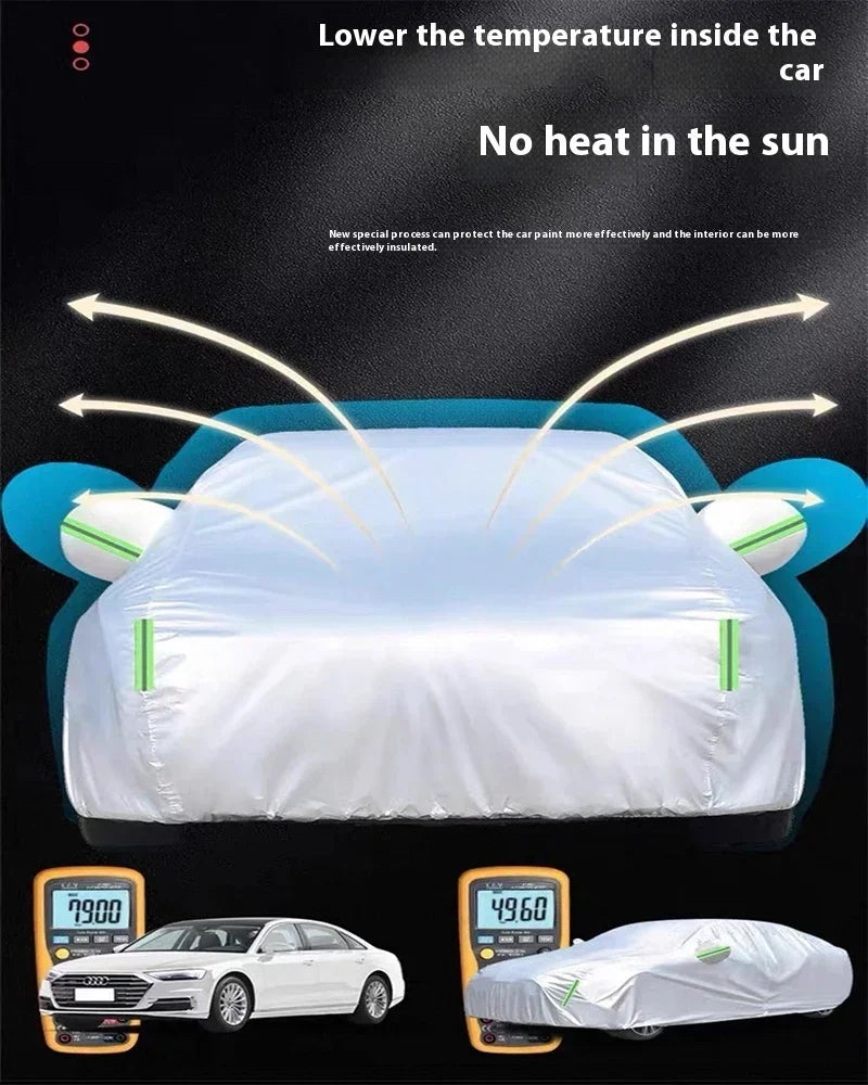 For Ford Flex 2009-2019 Outdoor Protection Covers Snow Sunshade Waterproof Dustproof Exterior UV Car Accessories