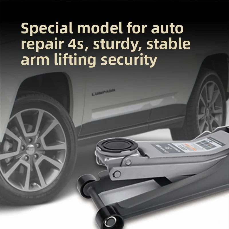 Horizontal Jack New 3t Horizontal 2.5 Car Tire Replacement Small Cargo Auto Repair Off-road Heavy Duty Double Pump Oil Pressure