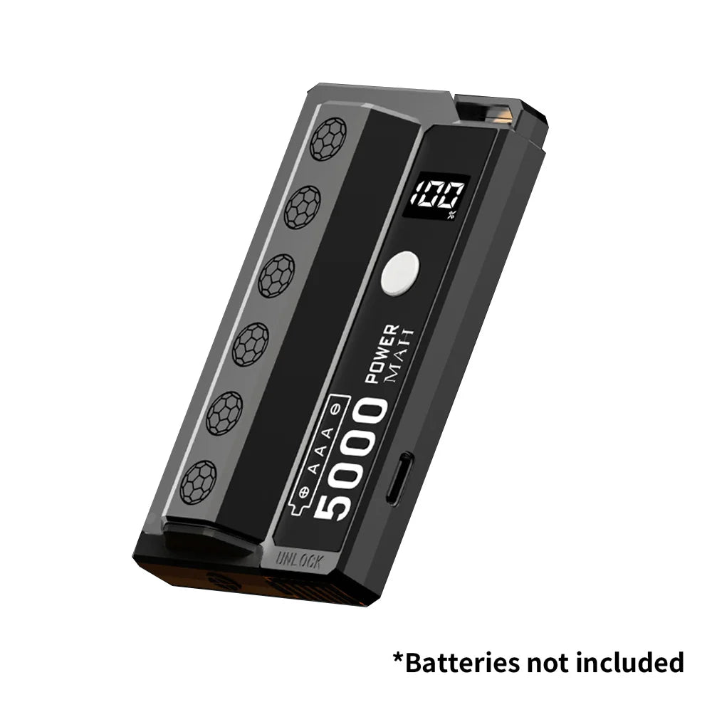 Portable Detachable Power Bank Case Fast Charging 22.5W Replaceable External 21700 Battery(Not Included) For iPhone 16 15 14