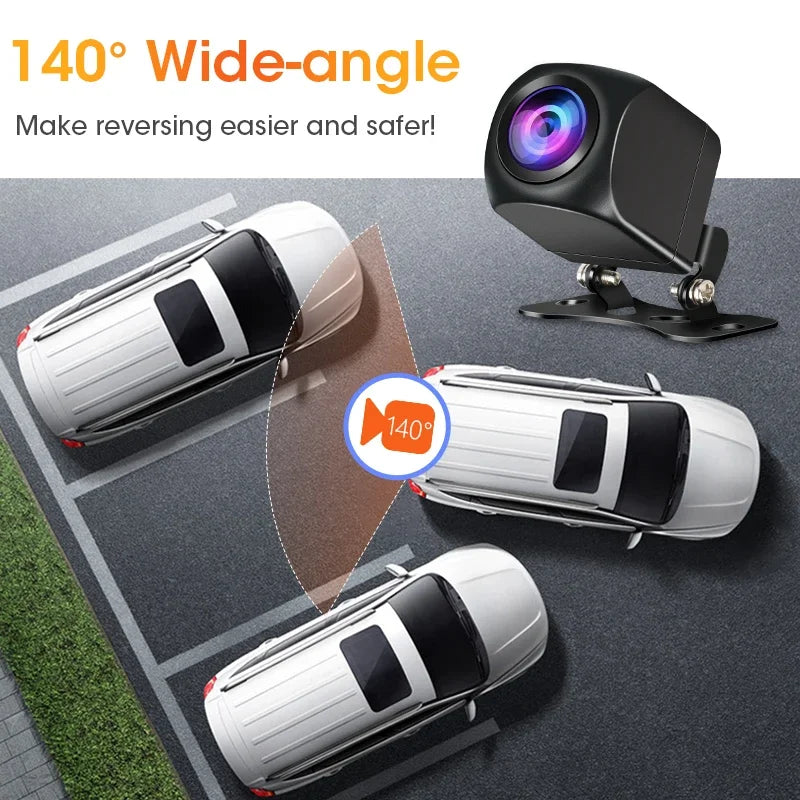 Universal 4 pin Rear View Camera For DVR IP68 Backup Camera Waterproof Night Vision 12V 1080P Reverse Camera 720P 480P 4pin Lens CM World
