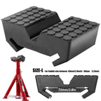 Car Rubber Slotted Jack Stand Pad Pad Bottle Lift Saddle Adapter Repair Tool Frame Stand Rail Pinch Weld Adaptor Rail Protector CM World