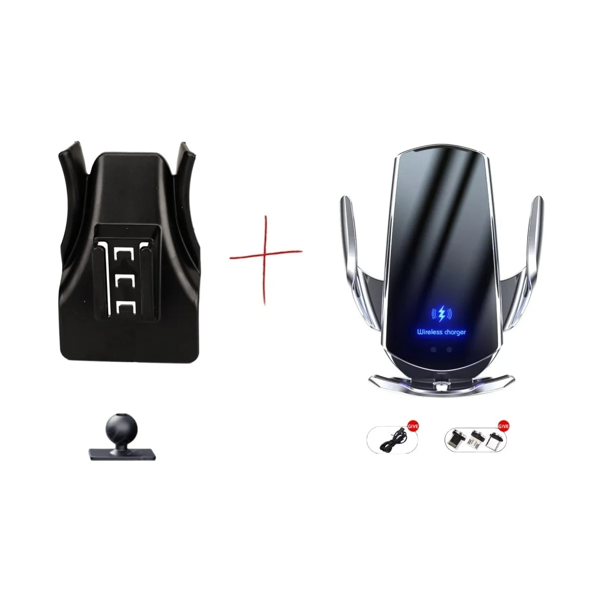 For Mercedes Benz ML W164 350 2005-2010 Car Phone Holder Strong Special Fixed Bracket Base Wireless Charging Cars Accessories CM World