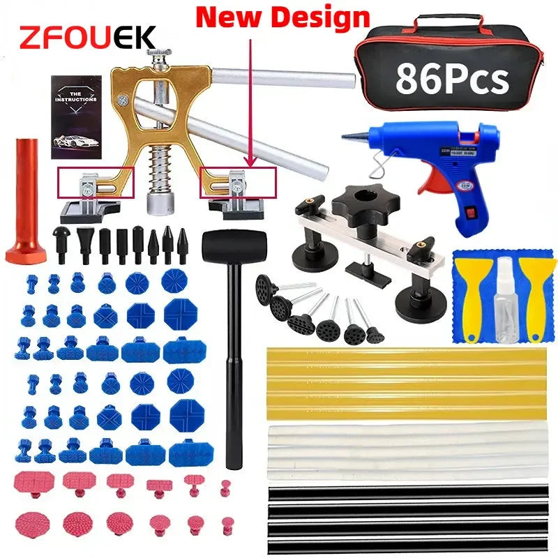 Car Dent Zoposon Repair Tools EU/US Glue Gun Paintless Dent Repair Kit Automotive Dent Remover Suction Auto Dent Puller Tool
