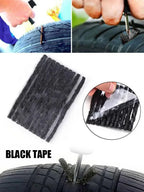 50Pcs Tire Repair Strips Tubeless Rubber Stiring Glue Seals for Car Motorcycle Tyre Puncture kit wicks worms Tools Accessories CM World