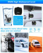 1080P AHD Rear Camera for Vehicle with CVBS Night Vision 12V IP68 Waterproof 170 Degree Fish-eye Lens HD Resistant CM World