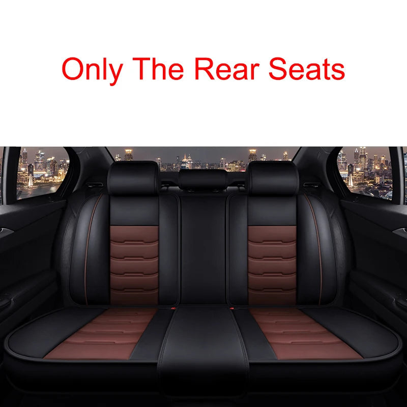Full Coverage Universal Pu Leather Car Seat Covers for Bmw 5 Series F10 F11 G30 G31 E39 E60 E61 F07 F18 G38 G60 Car Accessories CM World