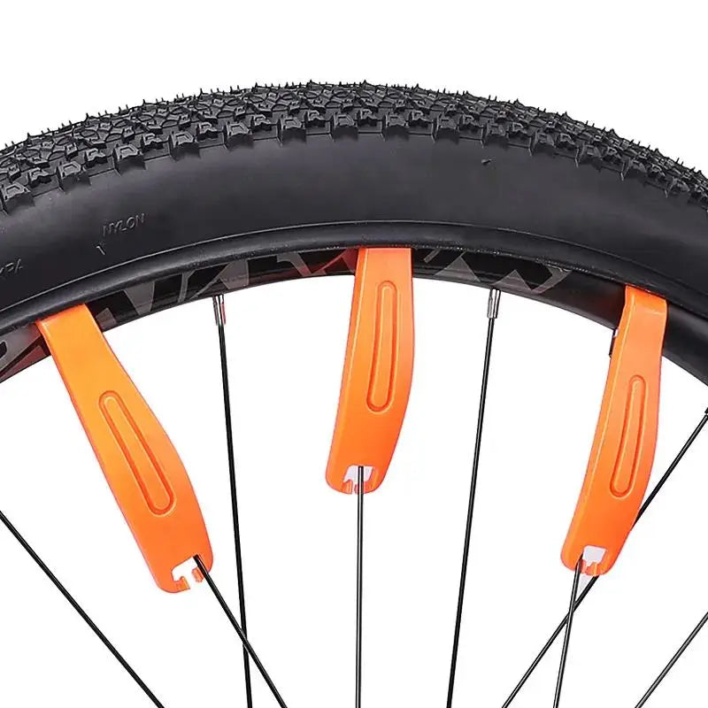 3PCS Bicycle Tire Levers Bike Repair Prying Bars for Cycling Tire Opener and Crowbar Tool Set CM World