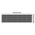 Car Adhesive Vinyl Wrap Honeycomb B-pillar Vinyl Decal DIY Waterproof Center Column Decoration Decor Universal Car Accessories Car Mobile World