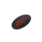 58x28mm Carbon Fiber Car Steering Wheel Logo Emblem Sticker for Subaru Forester Outback Impreza Legacy STI WRX BRZ Tribeca CM World